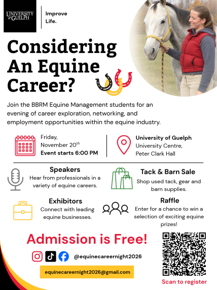 Equine Career Night 2026 Poster